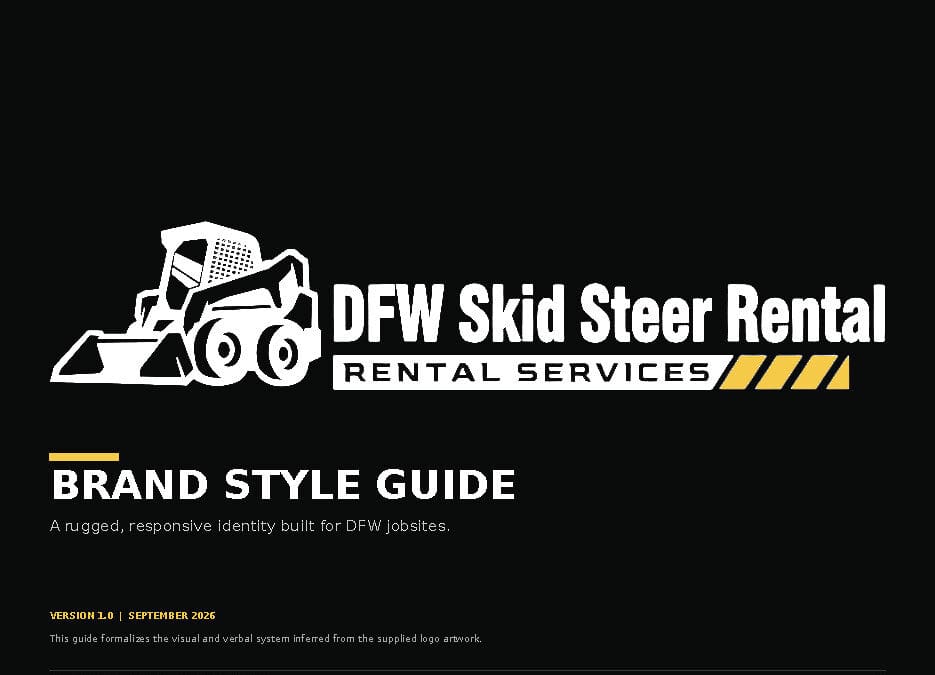 DFW Skid Steer Rental
